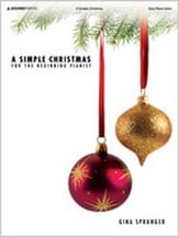 Simple Christmas piano sheet music cover